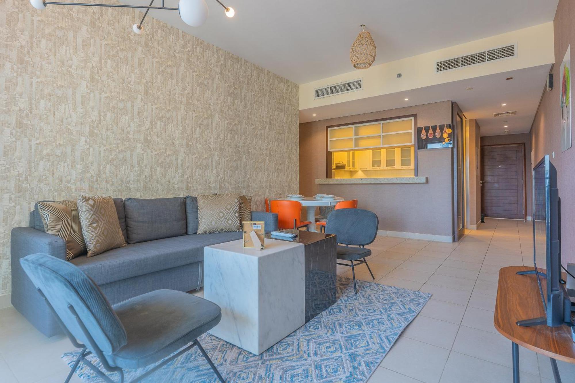 ドバイBellavista - Breath-Taking - 2Br - Boulevard Centralアパートメント エクステリア 写真